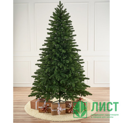 Елка 210см &quot;Калининградская&quot; (хвоя 100% литая, ветки на шарнирах, подставка металл.) арт.КЛН 210 Елка 210см "Калининградская" (хвоя 100% литая, ветки на шарнирах, подставка металл.) арт.КЛН 210