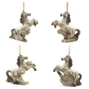 Украшение декор.подвеска фигурка (Символ года) "Лошадка" 07см цв. арт.826219
