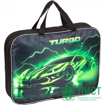 Папка А4 текстиль на молнии ручка-тесьма (deVENTE) Turbo с расширением арт.8053582 Папка А4 текстиль на молнии ручка-тесьма (deVENTE) Turbo с расширением арт.8053582