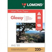 Фотобумага Lomond А4 50л. 220г/м2 2ст. глянцевая ( 0102089)