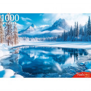 Пазл 1000 элементов Зимнее озеро РК арт П1000-7631