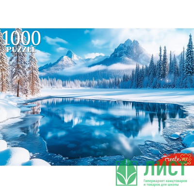 Пазл 1000 элементов Зимнее озеро РК арт П1000-7631 Пазл 1000 элементов Зимнее озеро РК арт П1000-7631