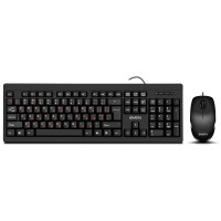 Клавиатура+мышь провод. набор Sven KB-S320C, USB, черный (104 кл., 1000DPI, 2+1кл.)