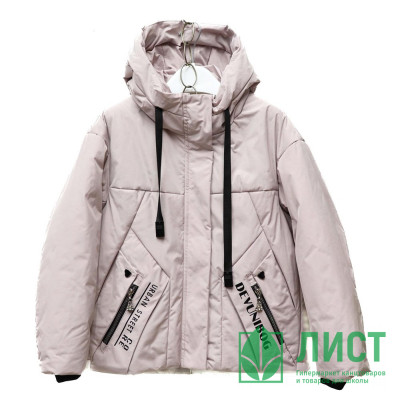Куртка осенняя для девочки (Yikai) арт.hty-898-2 размерный ряд 36/140-44/164 цвет розовый Куртка осенняя для девочки (Yikai) арт.hty-898-2 размерный ряд 36/140-44/164 цвет розовый
