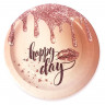 Тарелки бумажные "Happy Day" 6шт/наб. D-23см арт.6073251
