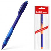 Ручка шариковая  не прозрачный корпус  резиновый упор (ErichKrause) ErgoLine Kids синий, 0,7мм арт.56060 (Ст.1)