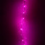 Гирлянда электрическая для дома фигурная 1,5м 18LED "Сверкающие хрусталики" цвет розовый (на батарейках) арт.183-0002 - 