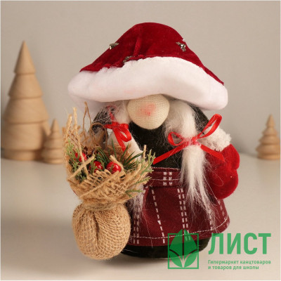 Игрушка декор. &quot;Бабуся-мухамор&quot; 16см арт.10325953 Игрушка декор. "Бабуся-мухамор" 16см арт.10325953