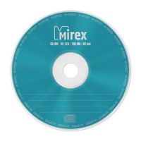 Диск  CD-RW Mirex 700Мб 12х 80мин  Cake Box (Ст.10) УПАКОВКА