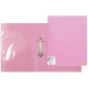 Папка на 2-х кольцах А4 35мм D-25мм, пластик 0,65мм ,  розовая, карман deVENTE Pastel  арт.3081802