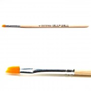 Кисть живописная СИНТЕТИКА НЕЙЛОН (АРТЕКС) №04 отводная со скосом