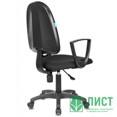 Кресло для оператора пластик/кожзам Бюрократ CH-1300N черный Кресло для оператора пластик/кожзам Бюрократ CH-1300N черный