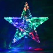 Наконечник 18,5см "Звезда" светодиодная 15LED цвет микс арт.111-330