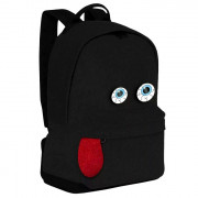 Рюкзак для девочек (Grizzly) арт RXL-223-5/2 черный 26х38х12см