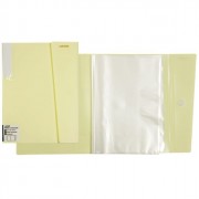 Папка 20 файлов 0,50мм пластик deVENTE Pastel желтая арт.3101800 (Ст.40)