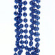 Украшение декоративное "Бусы" шарик средний 2м синий арт.196-130