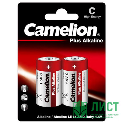 Батарейки Camelion LR14 (С) алкалиновые BL2 (цена за упаковку) (Ст.12) Батарейки Camelion LR14 (С) алкалиновые BL2 (цена за упаковку) (Ст.12)