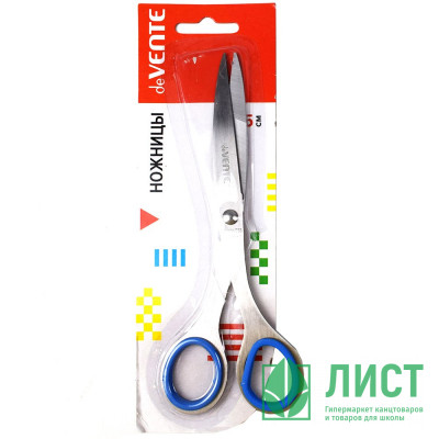 Ножницы цельнометаллические 160мм deVENTE прорезиненные кольца арт.4091701(Ст.12) Ножницы цельнометаллические 160мм deVENTE прорезиненные кольца арт.4091701(Ст.12)