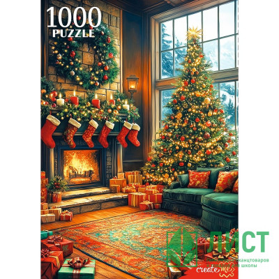Пазл 1000 элементов Праздничная гостиная РК арт.П1000-7634 Пазл 1000 элементов Праздничная гостиная РК арт.П1000-7634