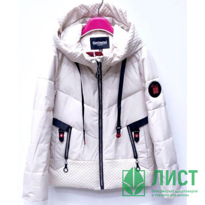 Куртка осенняя для девочки (GOTIMINI) арт.dux-B-30-2 размерный ряд 34/134-42/158 цвет бежевый Куртка осенняя для девочки (GOTIMINI) арт.dux-B-30-2 размерный ряд 34/134-42/158 цвет бежевый