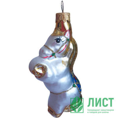 Фигурка на ёлку стекло 10см "Лошадь 4" без уп. арт.ФУ-72/4 Фигурка на ёлку стекло 10см "Лошадь 4" без уп. арт.ФУ-72/4