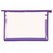 Папка школьная для тетрадей А4 на молнии (ОНИКС) Фиолетовый арт ПТ-850