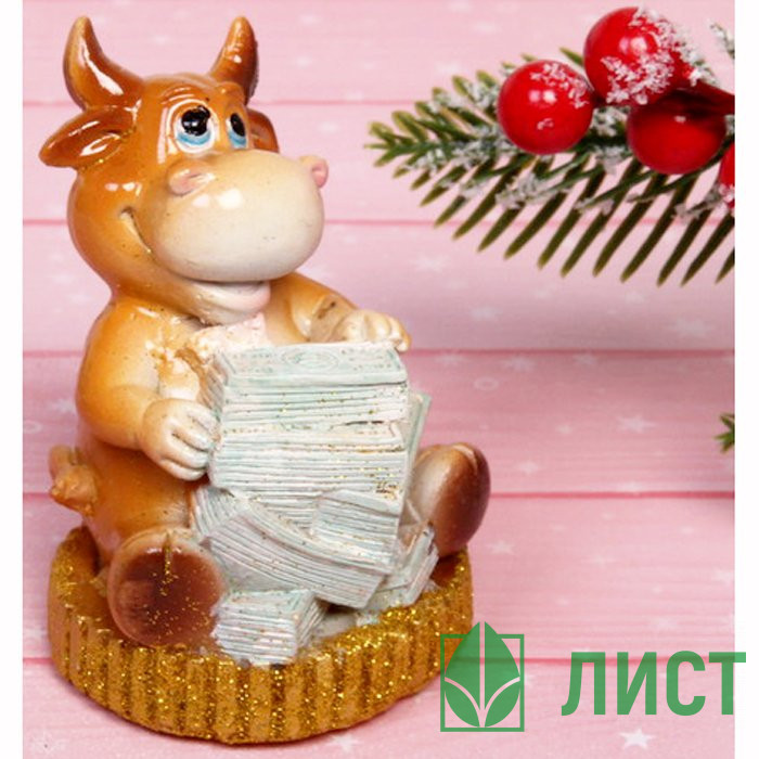 Копилка СГ "Бычок Дымок богатый" 9см арт.541-314