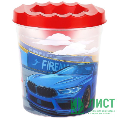 Стакан-непроливайка Prof-Press Красный автомобиль арт.С-0932 Стакан-непроливайка Prof-Press Красный автомобиль арт.С-0932