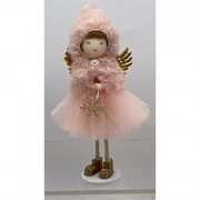 Украшение декоративное "Подвеска.Волшебное платье" 16,5см розовый арт.916-1043