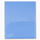 Папка-уголок А4 2 внутренних кармана, синий, пластик 180мкм Бюрократ арт.E570BLU (Ст.)