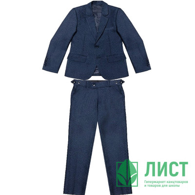 Костюм для мальчика (BROSTEM)  артикул 780-2П (пиджак+брюки) размер 28/128-36/152 цвет синий Костюм для мальчика (BROSTEM)  артикул 780-2П (пиджак+брюки) размер 28/128-36/152 цвет синий