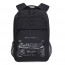Рюкзак для мальчиков (Grizzly) арт.RB-356-3/1черный-серый  26х39х19 см - 
