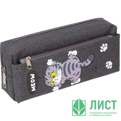 Пенал-косметичка 1 отделение deVENTE Мяу кот (Meow Cat) 210x85x60мм арт.7025697 Пенал-косметичка 1 отделение deVENTE Мяу кот (Meow Cat) 210x85x60мм арт.7025697