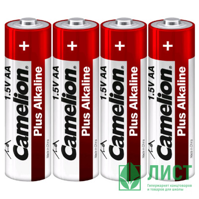 Батарейки Camelion LR06 (АА) алкалиновые BL4 (цена за упаковку) (Ст.60) без блистера Батарейки Camelion LR06 (АА) алкалиновые BL4 (цена за упаковку) (Ст.60) без блистера