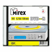 Диск  DVD-R Mirex 4,7Гб 16x Slim Case (Ст.1) штука