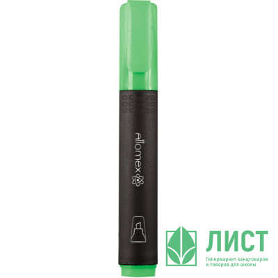 Маркер флуорисцентный  Attomex 1-4мм скошенный зеленый арт.5045301 Маркер флуорисцентный  Attomex 1-4мм скошенный зеленый арт.5045301