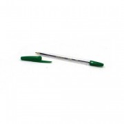 Ручка шариковая прозрачный корпус (Corvina) зеленая арт.40163/04