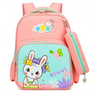 Рюкзак для девочек (DSH)+ ключница розовый 37х29х12см арт.CC157_2121-G-1