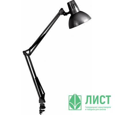 Светильник настольный на струбцине Camelion (230V/60W/ЛОН) черный арт.KD-312 для маникюра Светильник настольный на струбцине Camelion (230V/60W/ЛОН) черный арт.KD-312 для маникюра