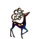Украшение декоративное "Сказочный олень" 14см хамелеон арт.916-926