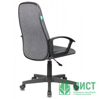 Кресло для руководителя пластик/ткань Бюрократ CH-808LT серый 3C1 Кресло для руководителя пластик/ткань Бюрократ CH-808LT серый 3C1