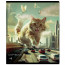 Тетрадь А5 клетка 48 листов скоба (ErichKrause) Big City Cats глянцевая ламинация ассорти арт.63317 - 