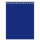 Блокнот А5 мягкая обложка на гребне 60 листов (BG) для конференций синий арт.Б5гр60 8589