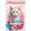 Альбом для рисования 24 листа спираль перфорация на отрыв (Hatber) Spring cat ассорти арт.24А4Всп - 