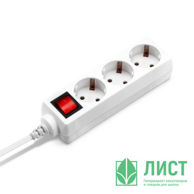Сетевой удлинитель Buro BUPS3.1/W 1.5м (3 розетки) белый (пакет ПЭ) Сетевой удлинитель Buro BUPS3.1/W 1.5м (3 розетки) белый (пакет ПЭ)