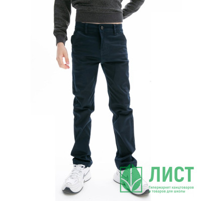 Брюки для мальчика (BROSTEM) арт.BR030 размер 32/128-46/170 цвет синий Брюки для мальчика (BROSTEM) арт.BR030 размер 32/128-46/170 цвет синий