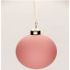 Шар пластик 06см матовый цв.розовый щербет 104 арт.РШ5304