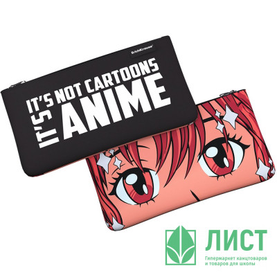 Пенал-косметичка 1 отделение (ErichKrause) Light It`s Anime 220x120х10мм арт.60445 Пенал-косметичка 1 отделение (ErichKrause) Light It`s Anime 220x120х10мм арт.60445