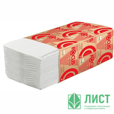 Полотенце бумажное Система Н3 V(ZZ)-сложение 2-сл 200л белые Focus Премиум (22*23) арт.5083739 Полотенце бумажное Система Н3 V(ZZ)-сложение 2-сл 200л белые Focus Премиум (22*23) арт.5083739