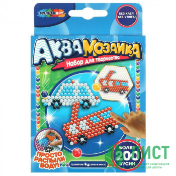 Аквамозаика из бусин (MultiArt) Машины 200 бусин арт.AB-200CAR Аквамозаика из бусин (MultiArt) Машины 200 бусин арт.AB-200CAR